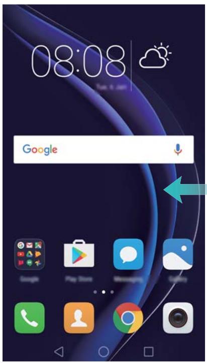 HONOR 8X - Passage d'un écran d'accueil à l'autre - 1