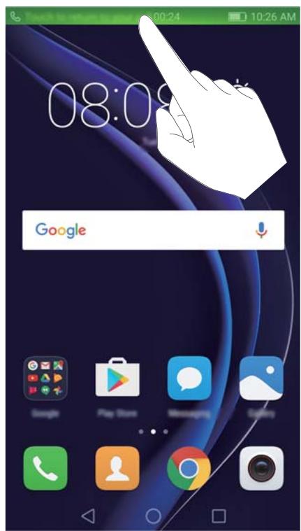 HONOR 8X - Fonctions disponibles pendant un appel - 2