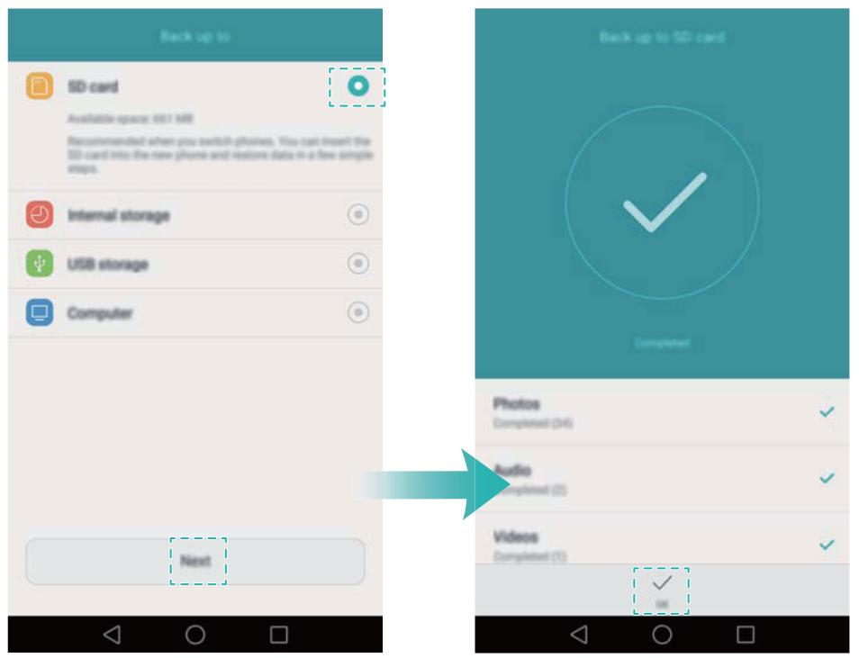 HONOR 8X - Sauvegarder des données sur une carte microSD - 1