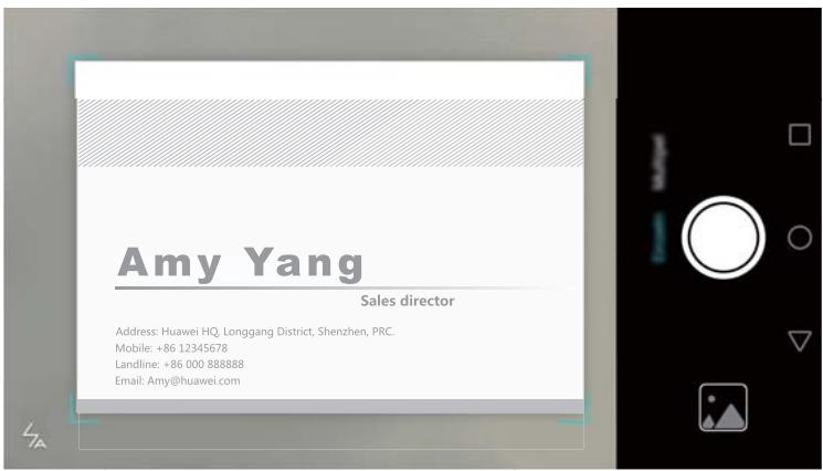 HONOR 8X - Ajouter des informations de contact rapidement - 1