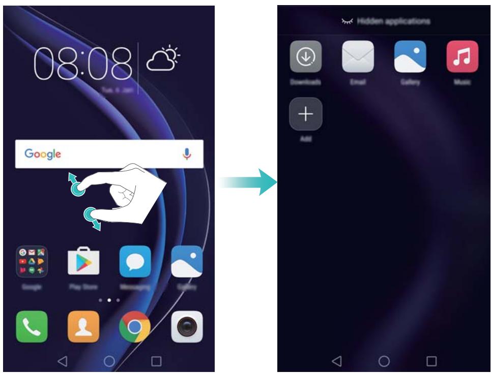 HONOR 8X - Masquer des applications - 1