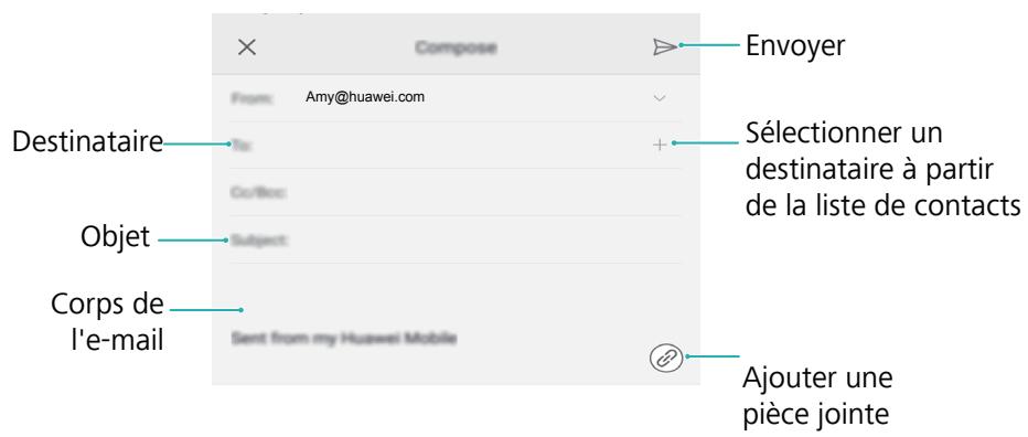 HONOR 8X - Envoyer un e-mail - 1