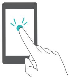 HONOR 8X - Mouvements sur l'écran tactile - 2