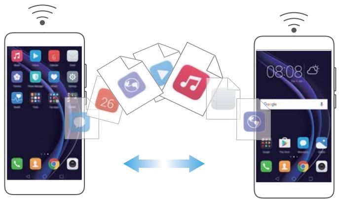 HONOR 8X - Transférer des données via Wi-Fi Direct - 1