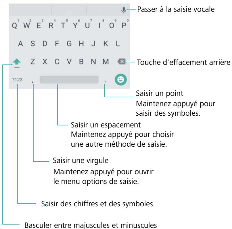HONOR 8X - Méthode de saisie Android - 1