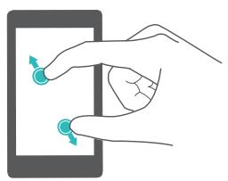 HONOR 8X - Mouvements sur l'écran tactile - 6