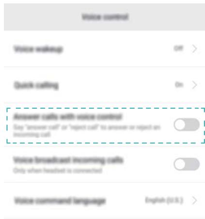 HONOR 8X - Répondre ou rejeter un appel en utilisant des commandes vocales - 1