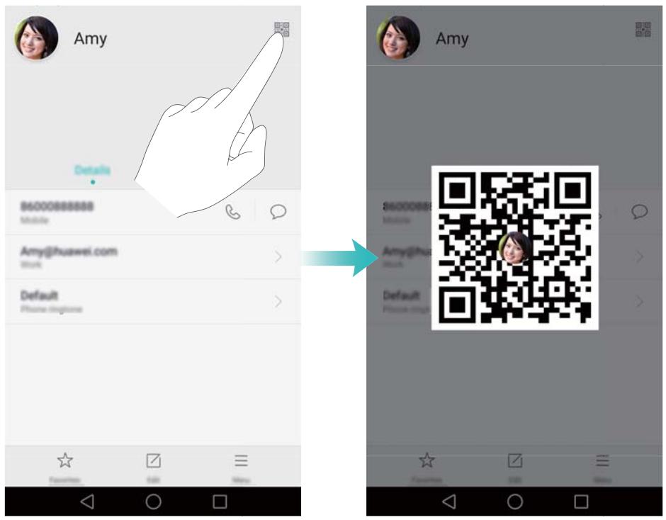 HONOR 8X - Partager votre carte QR - 1