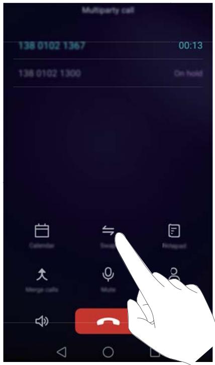 HONOR 8X - Répondre à un double appel - 1