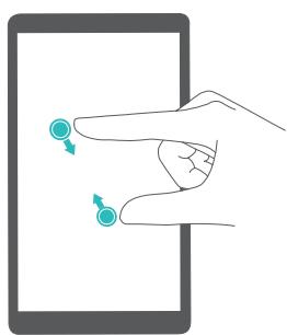 HONOR 8X - Gestes d'agrandissement - 4