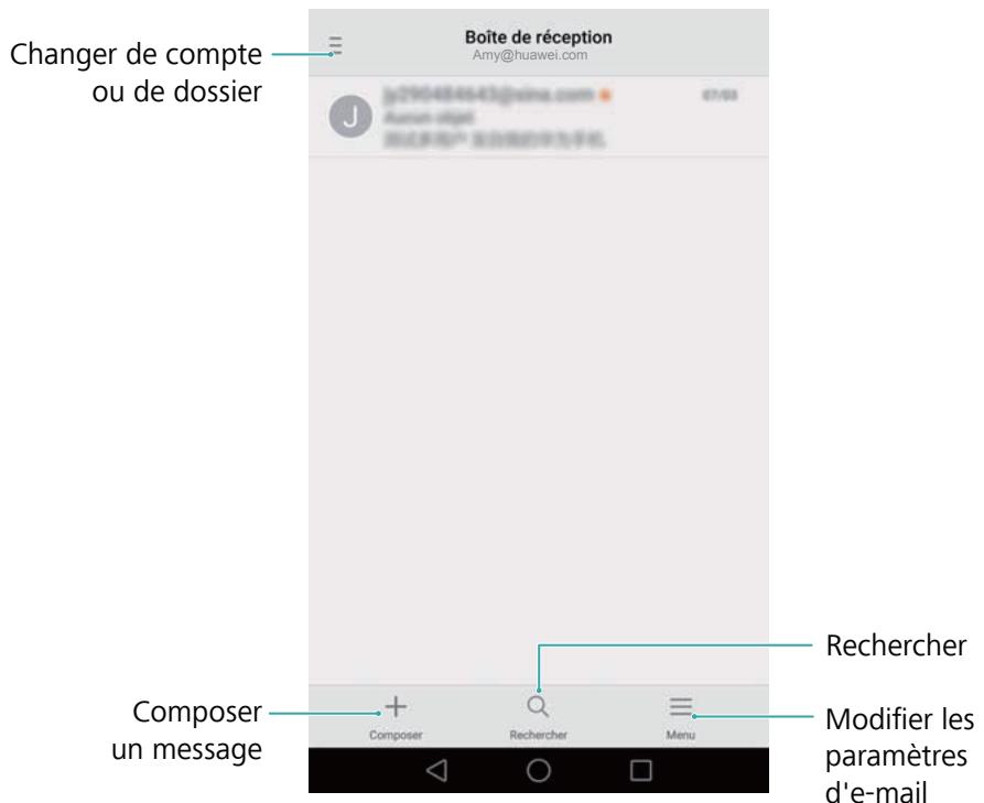 HONOR 8X - Ajouter un compte de messagerie personnel - 1