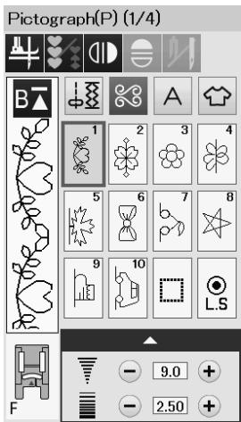 ELNA 560 - Decorative stitches (D): 8 pages - 3