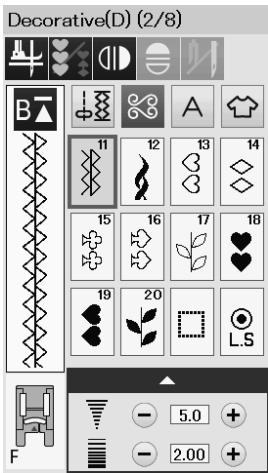 ELNA 560 - Bridge stitches (BR): 1 page - 2