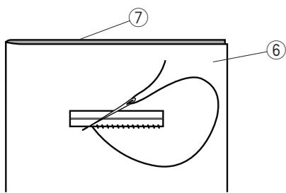 ELNA 560 - B11 Welted Buttonhole (Bound Buttonhole) - 6