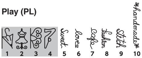 ELNA 560 - Stitch Chart - 2
