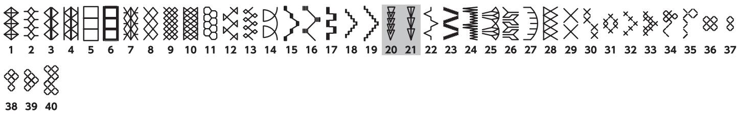 ELNA 560 - Stitch Chart - 4
