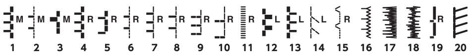 ELNA 560 - Stitch Chart - 3
