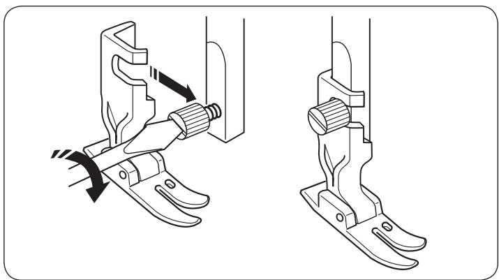 ELNA 560 - Attaching the Darning Foot PD-H - 1