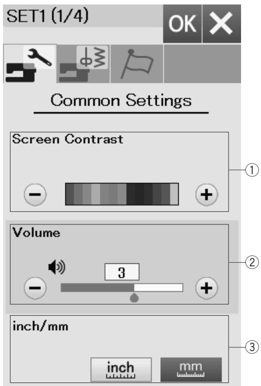 ELNA 680 - Registering the custom settings - 1