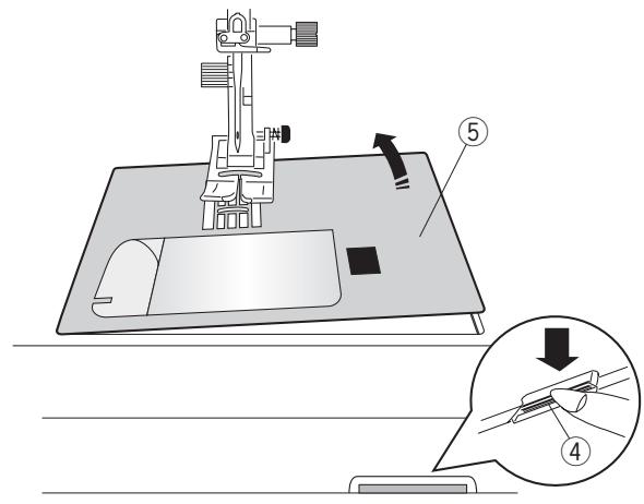 ELNA 680 - Attaching the Professional grade Foot HP - 4