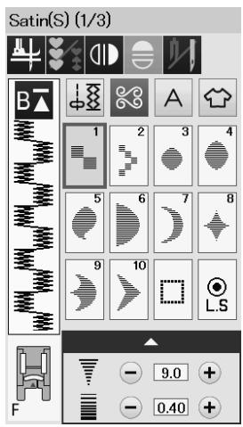 ELNA 680 - Quilting stitches (Q): 8 pages - 1