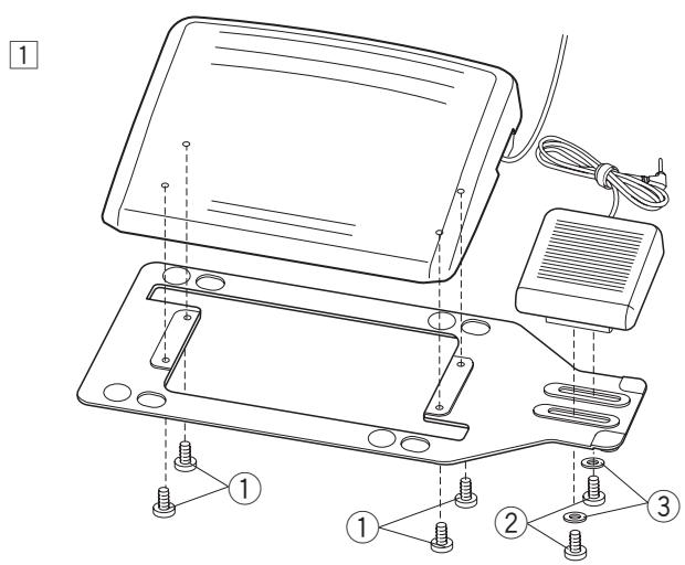 ELNA 680 - Foot control and Thread Cutter Switch - 1
