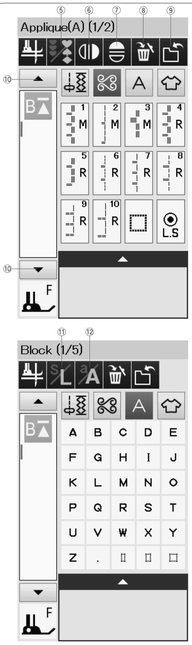 ELNA 680 - ④ Startover key - 1