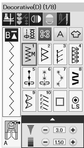 ELNA 680 - Bridge stitches (BR): 1 page - 1