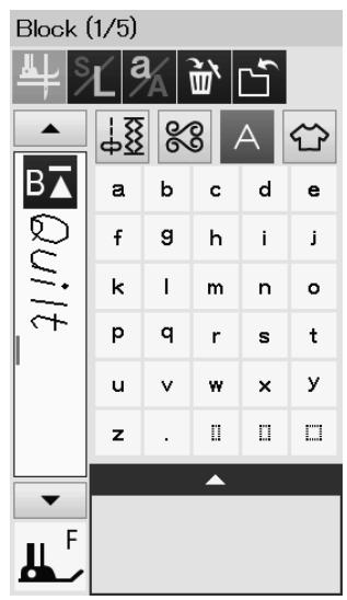 ELNA 680 - Reducing the Size of Letters - 3