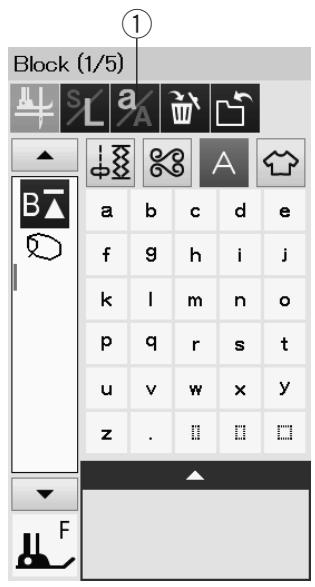 ELNA 680 - Reducing the Size of Letters - 2