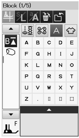 ELNA 680 - Reducing the Size of Letters - 1