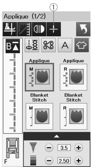 ELNA 680 - To sew the same size tack - 1