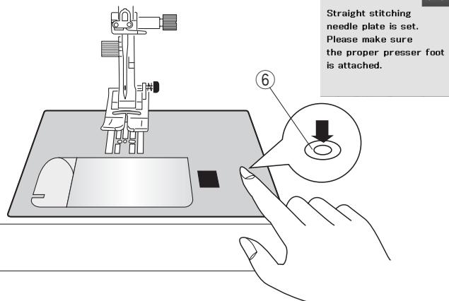 ELNA 680 - Attaching the Professional grade Foot HP - 7