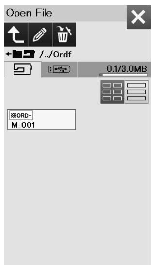 ELNA 680 - Changing the folder name or file name - 3
