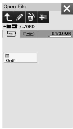ELNA 680 - Changing the folder name or file name - 2