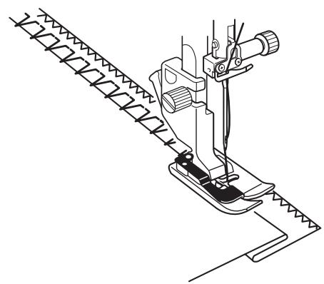 ELNA 680 - U18 Visible hemming - 2