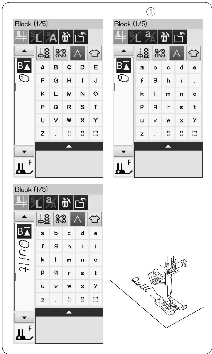 ELNA EXCELLENCE 780 - Reducing the Size of Letters - 1