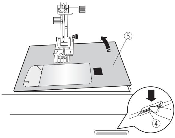 ELNA EXCELLENCE 780 - Attaching the Professional grade Foot HP - 4