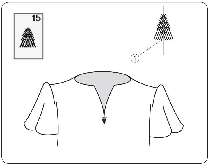ELNA EXCELLENCE 780 - To adjust the evenness of darning stitches - 1