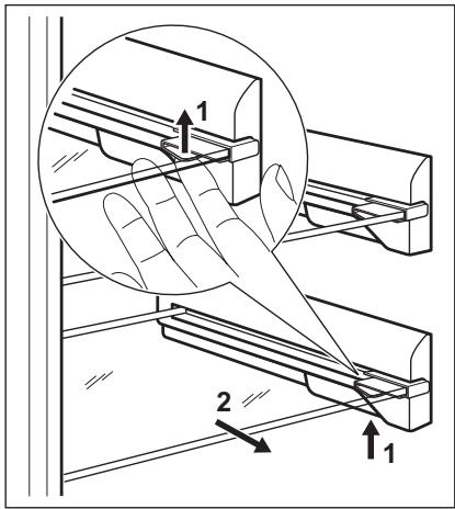 ELECTROLUX EC2830AOW2 - Removal of freezing baskets and glass shelves from the freezer - 2