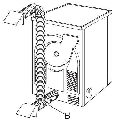 ELECTROLUX EW7H5824EB - Installation du tuyau d'évacuation - 3