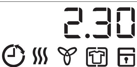 ELECTROLUX EW7H4802SC - Informations affichées - 1
