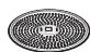 BOSCH MS6CA4120 - Grating disc - medium-fine - 1