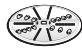 BOSCH MS6CA4150 - Reversible shredding disc – coarse / fine - 1