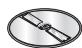 BOSCH MUM58NP60 - Reversible slicing disc – thick / thin - 1