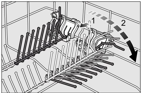 BOSCH SMS46JW01F - Tiges rabattables * - 1