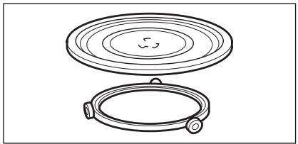 ELECTROLUX EMS20300OX - Glasstallerken-sett - 2
