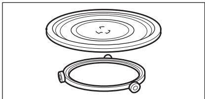 ELECTROLUX EMS20300OX - Conjunto do prato rotativo - 2