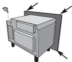 ELECTROLUX MQC325GXE - Fixing Option 1: - 1