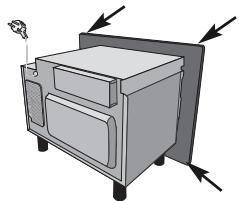 ELECTROLUX EMS26215W - Fixing Option 1: - 1